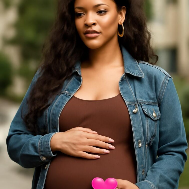 Cantora e ícone da moda levanta suspeitas ao posar com shorts rosa e revelar sua barriga de grávida