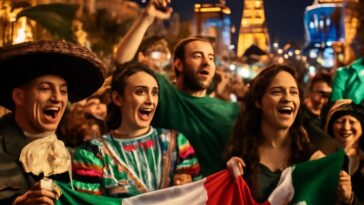 Boxe, música e tradição unem a comunidade mexicana em uma festa vibrante na Cidade do Pecado