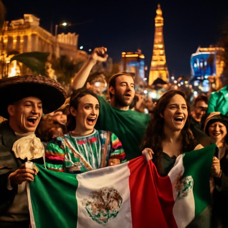 Boxe, música e tradição unem a comunidade mexicana em uma festa vibrante na Cidade do Pecado