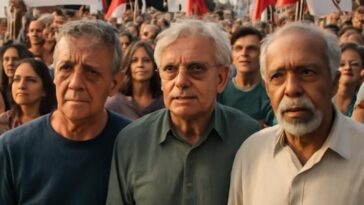 Manifestação em Copacabana defende a democracia e critica limitação das investigações do STF
