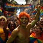 Manifestação cultural em Belém escolhe Curupira de salto como símbolo da força e resistência LGBTQIA+ no Círio de Nazaré