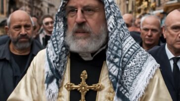 Símbolo palestino usado por sacerdote em evento litúrgico provoca debate sobre fé e política