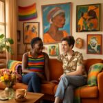Descubra o poder da arte queer para expressar sua identidade e criar um espaço seguro e acolhedor em seu lar