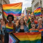 Evento reuniu cerca de mil pessoas em Pau, França, para reivindicar respeito e avanços contra a discriminação