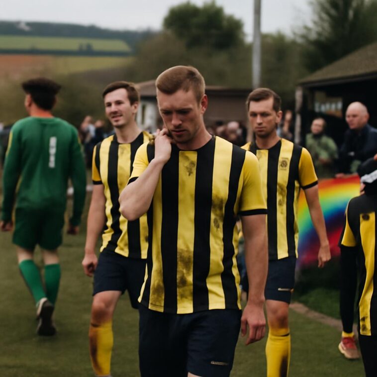 Jogadores do Chew Magna FC protestam contra homofobia e reafirmam compromisso com diversidade
