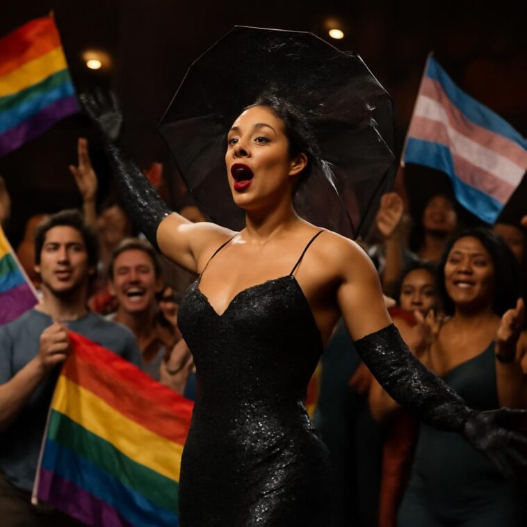 A estrela celebra a importância da conexão e do amor verdadeiro em um filme que destaca personagens queer fortes e resilientes.