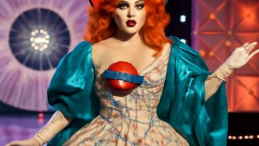 Sally TM representa o Norte da Inglaterra com look icônico inspirado no Metro em Drag Race UK