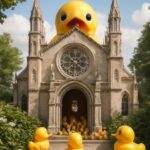 Igreja Patólica: o santuário dos patinhos que viralizou na internet 12 Influenciadora compartilha experiência única em igreja de patos que mistura humor e crítica social em Madri, Espanha