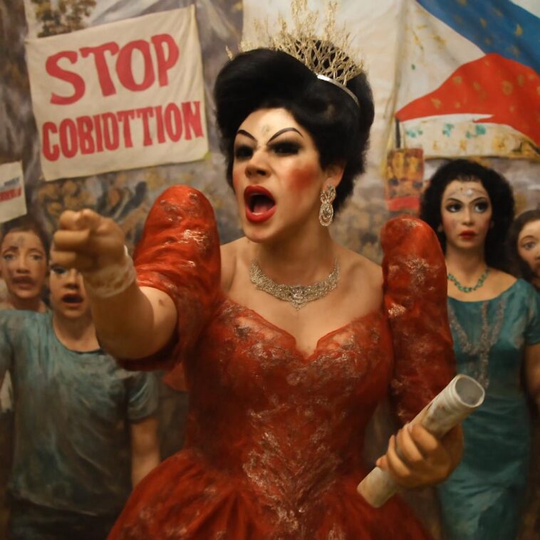Drag político nas Filipinas: arte e ativismo contra a corrupção 1 Drag queens unem forças em protestos para denunciar corrupção e fortalecer a luta política no país