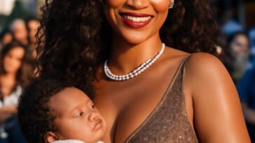 Cantora celebra aniversário do parceiro A$AP Rocky em primeira aparição pública pós-parto