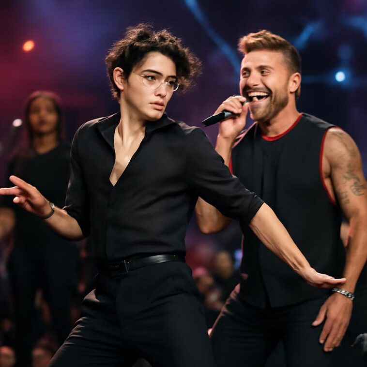 Com 17 anos, Tino surpreende público ao brilhar no palco ao lado do pai, símbolo de orgulho e representatividade LGBTQIA+