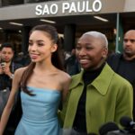 Elas desembarcam em SP para evento exclusivo antes da estreia da sequência do musical Wicked