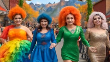 Ativistas LGBTQIA+ promovem evento com performances drag para celebrar diversidade e fortalecer comunidade