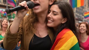 Cantora drentina celebra amor por mulher com hit viral e representa LGBTQIA+ no palco da Pride