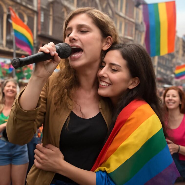 Cantora drentina celebra amor por mulher com hit viral e representa LGBTQIA+ no palco da Pride