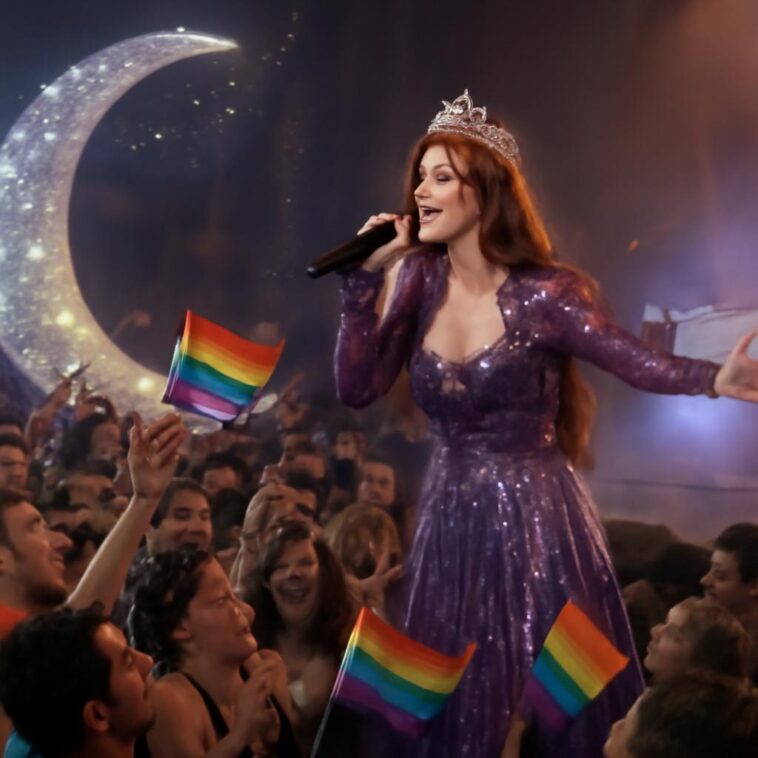 Cantora pop celebra a diversidade e a alegria queer em apresentação inesquecível na Califórnia, EUA