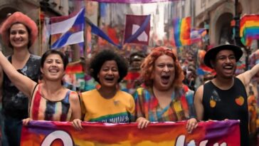 Evento reúne centenas para fortalecer visibilidade e diversidade em um espaço acolhedor no interior da França