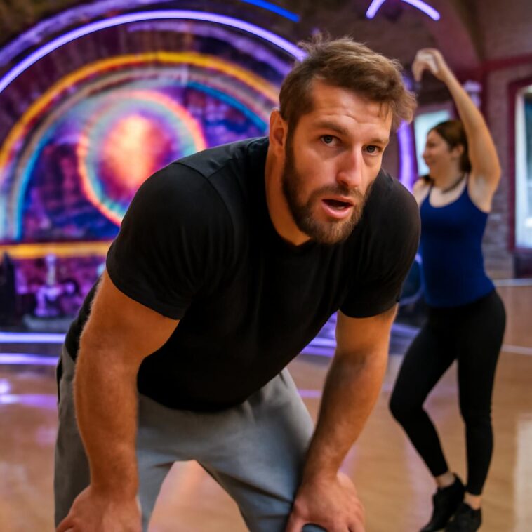 Ex-jogador de rugby enfrenta rotina exaustiva e mostra conexão especial com parceira Nadiya Bychkova