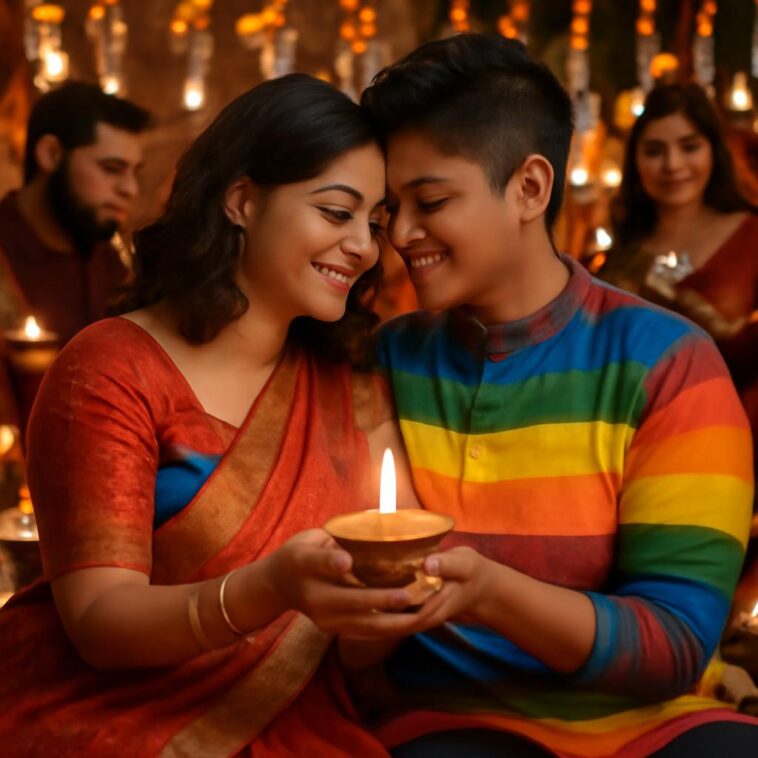 Vídeo emociona ao mostrar um Diwali repleto de inclusão, pertencimento e celebração da diversidade queer