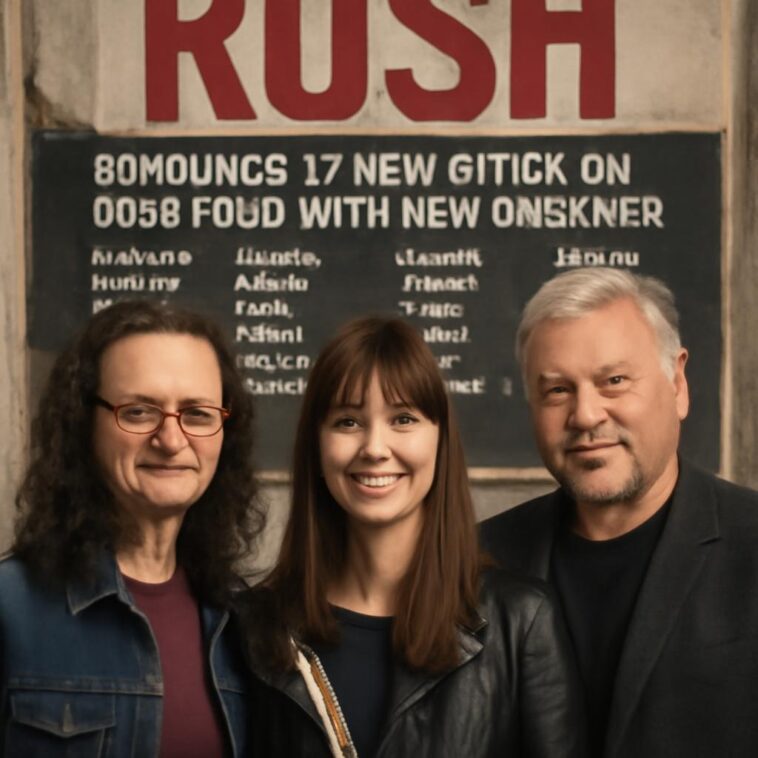 Turnê de comeback da lendária banda Rush ganha datas inéditas no Brasil e América do Norte com Anika Nilles na bateria