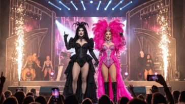 Ícones do RuPaul’s Drag Race unem glam e rock em show imperdível, celebrando arte queer e diversidade em Edmonton
