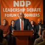 Candidatos à liderança do NDP apresentam propostas para reconquistar apoio e enfrentar desafios sociais e econômicos