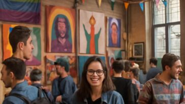 Exposição reúne artistas LGBTQIA+ durante a Regenboogmaand, destacando conexão e inspiração pela arte queer