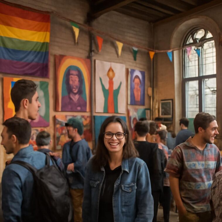 Exposição reúne artistas LGBTQIA+ durante a Regenboogmaand, destacando conexão e inspiração pela arte queer
