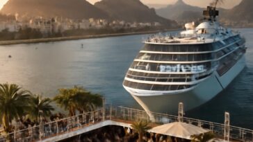 Navios de luxo e eventos culturais movimentam a Baía de Guanabara com turismo e economia aquecidos
