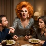 Conflitos e emoções à flor da pele marcam a semana de competição culinária com drag queen e quatro mulheres