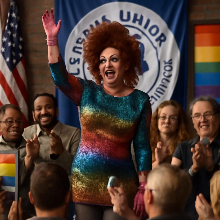 União da educação de Nova Jersey celebra a arte drag em convenção durante corrida ao governo estadual