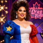 Sami Landri representa a cultura acadiana com irreverência e talento na competição nacional de drag queens