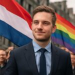 Rob Jetten, líder do partido D66, conquista vitória histórica nas eleições parlamentares na Holanda