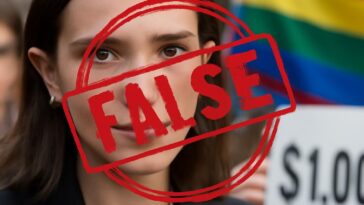 Rumores satíricos viralizaram, mas atriz nunca fez doação nem comentou sobre 'cura' LGBTQ+