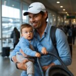 O astro do tênis encantou fãs ao mostrar férias em família no Japão com seu bebê recém-nascido