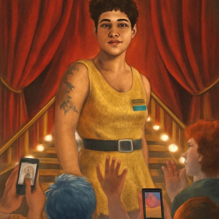 Acompanhe Laura, influenciadora lésbica do Alasca, em uma jornada sincera pelos espaços queer e suas descobertas pessoais