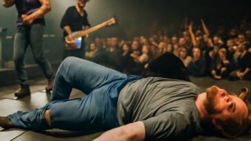 Cantor country enfrenta tombo e segue show sem perder o ritmo em apresentação agitada