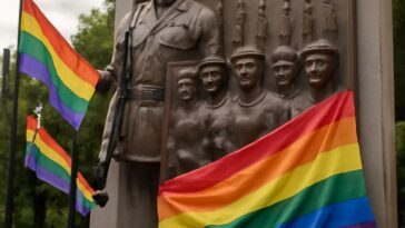Escultura no National Memorial Arboretum honra militares LGBTQIA+ e marca fim da exclusão