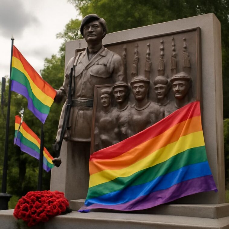 Escultura no National Memorial Arboretum honra militares LGBTQIA+ e marca fim da exclusão