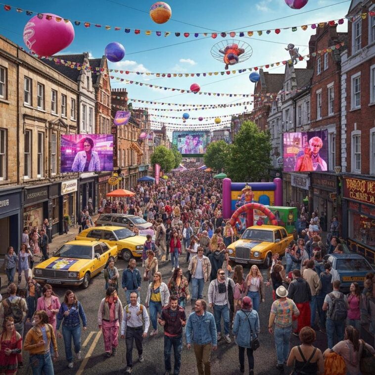 Impersonators de Adam Ant e Madonna animam evento retrô para celebrar a cultura pop e a diversão nostálgica