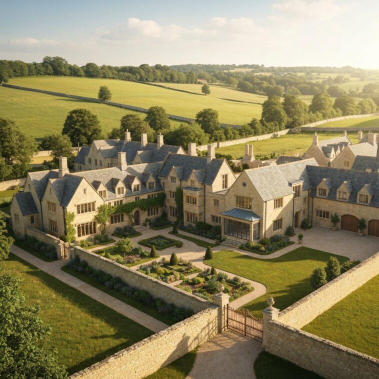 Casal icônico quer construir um refúgio luxuoso no campo britânico, entre beleza natural e desafios locais