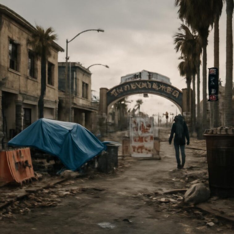 Cidade californiana sofre com aumento da violência, população em situação de rua e esvaziamento turístico