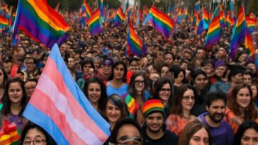 Movilh lidera manifestação histórica pedindo direitos iguais e alertando sobre retrocessos políticos