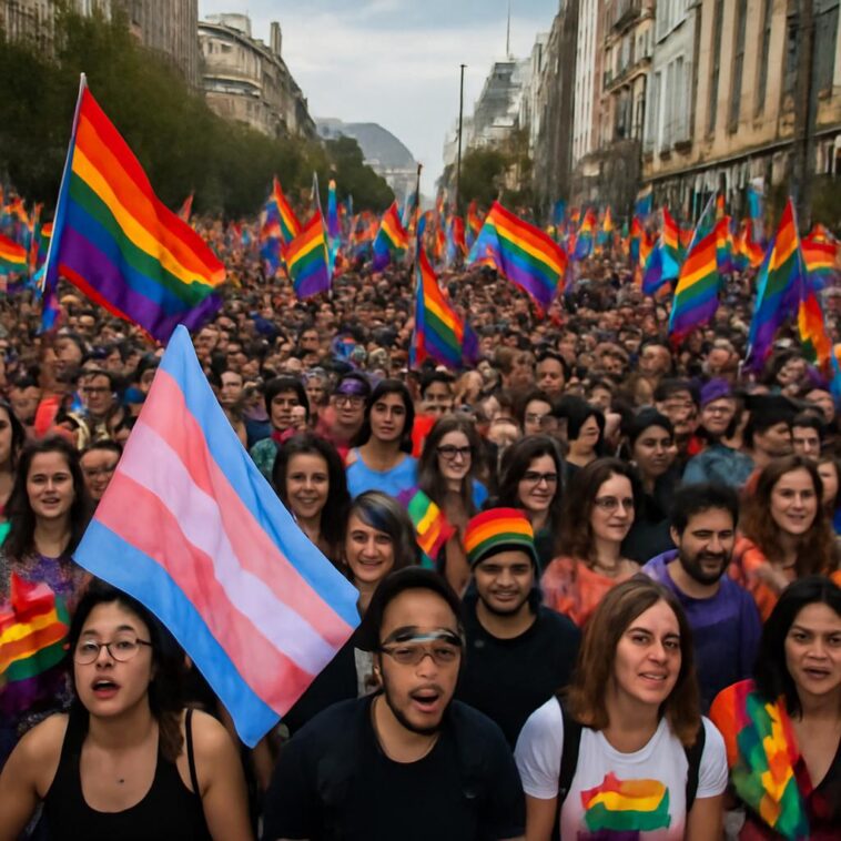 Movilh lidera manifestação histórica pedindo direitos iguais e alertando sobre retrocessos políticos