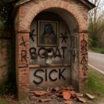 Sindaca de Ferno se manifesta indignada com o ataque à edícula dedicada à Madonna em San Macario