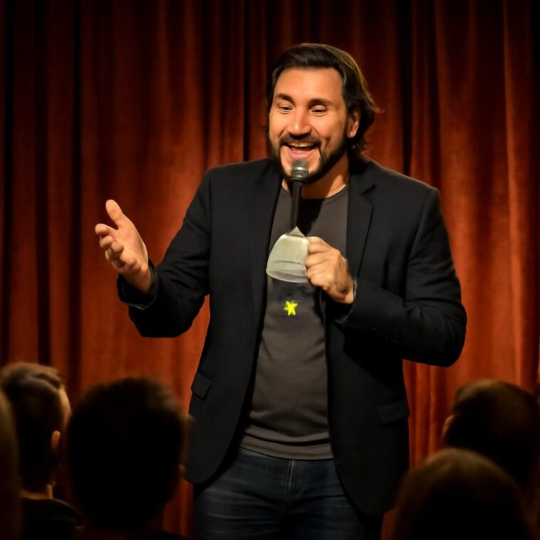 Noite de risadas e reflexões com Álomcsapda, o show solo que conecta sonhos e realidade