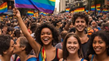 Evento reúne pessoas de todas as identidades para celebrar orgulho e luta contra o preconceito