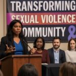 Mais de 80 pessoas se unem em debate para fortalecer apoio a sobreviventes e incentivar mudanças sociais