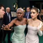 Momento de tensão no tapete amarelo mostra a força da amizade e segurança entre as estrelas