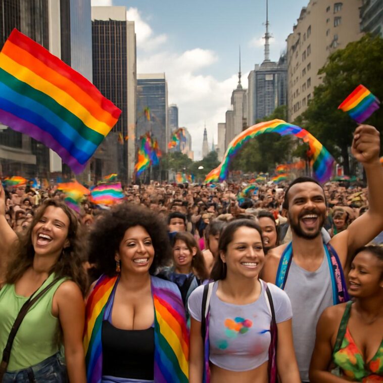 Evento reúne artistas e público em uma festa vibrante de inclusão e expressão queer